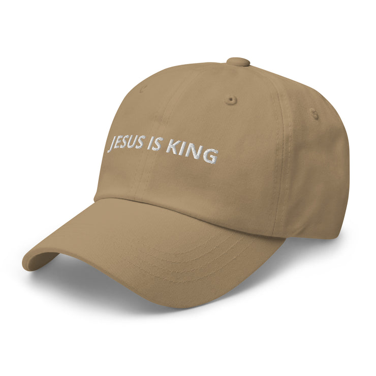 Jesus Is King Dad hat