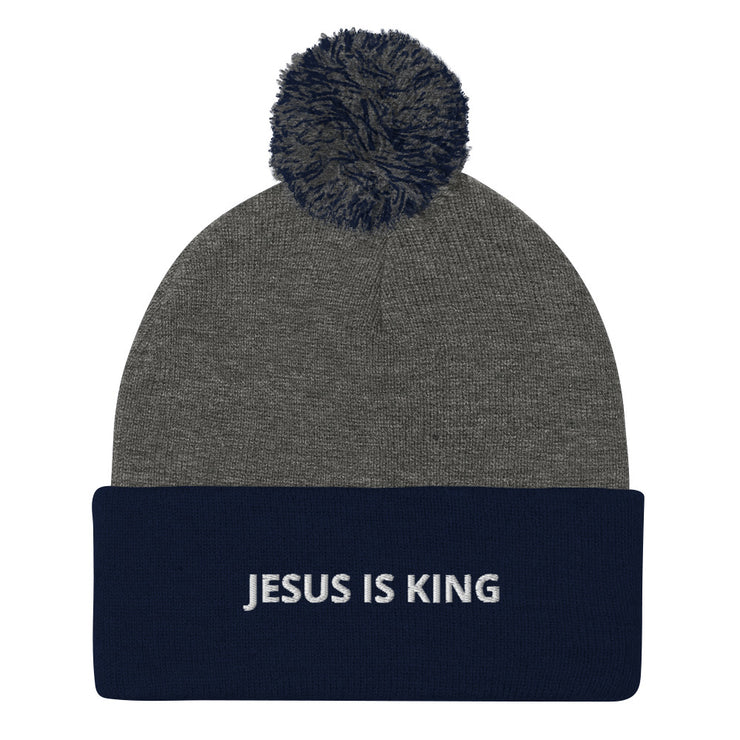 Jesus Is KingPom-Pom Beanie