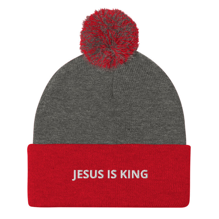 Jesus Is KingPom-Pom Beanie