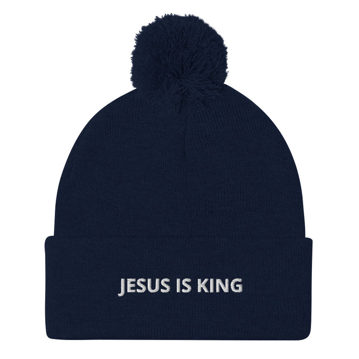 Jesus Is KingPom-Pom Beanie