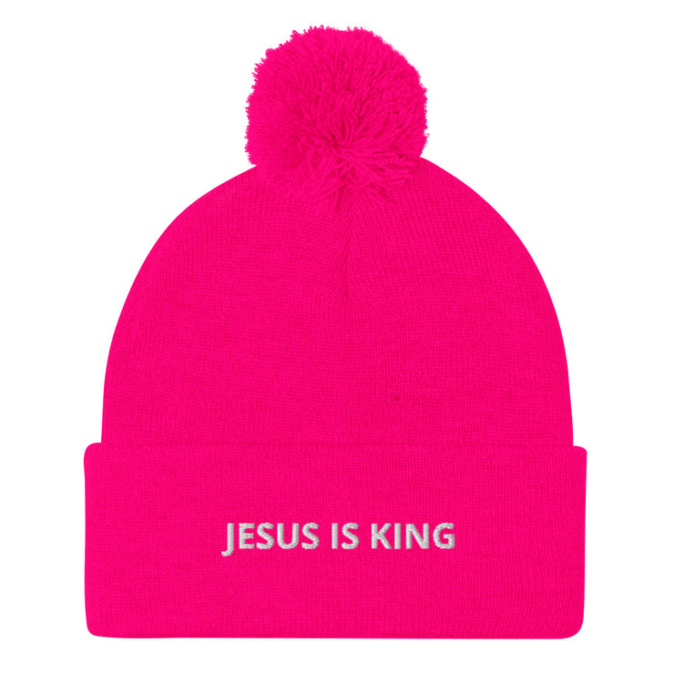 Jesus Is KingPom-Pom Beanie